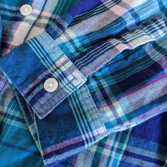 Old Navy Plaid Button Up Shirt Size S - Picture 5 of 5